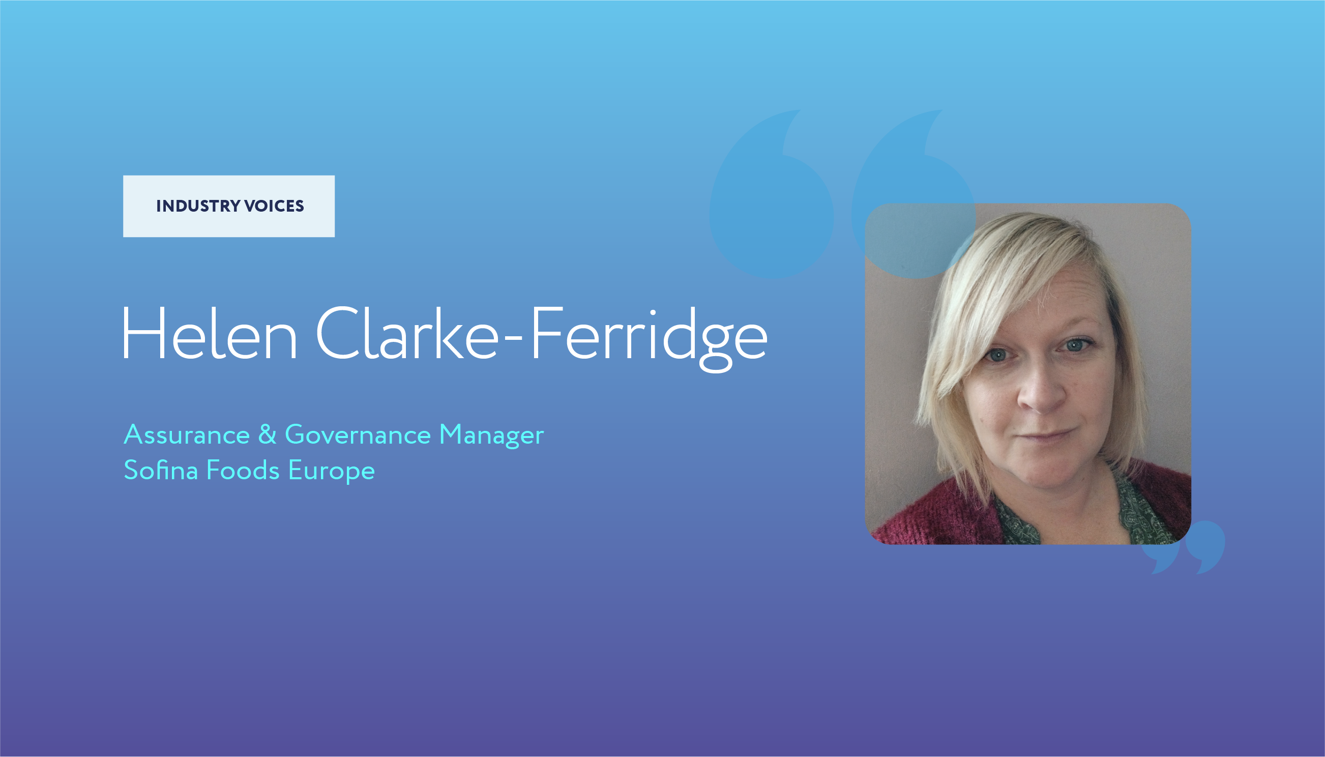 Industry Voices with Helen Clarke-Ferridge